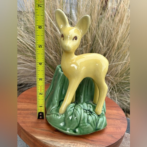 MCM Shawnee USA Pottery Deer Planter - Picture 8 of 9